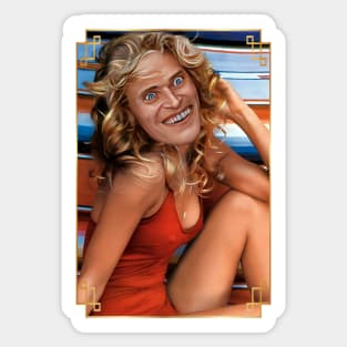 Farrah Fawcett / Willem Dafoe Sticker